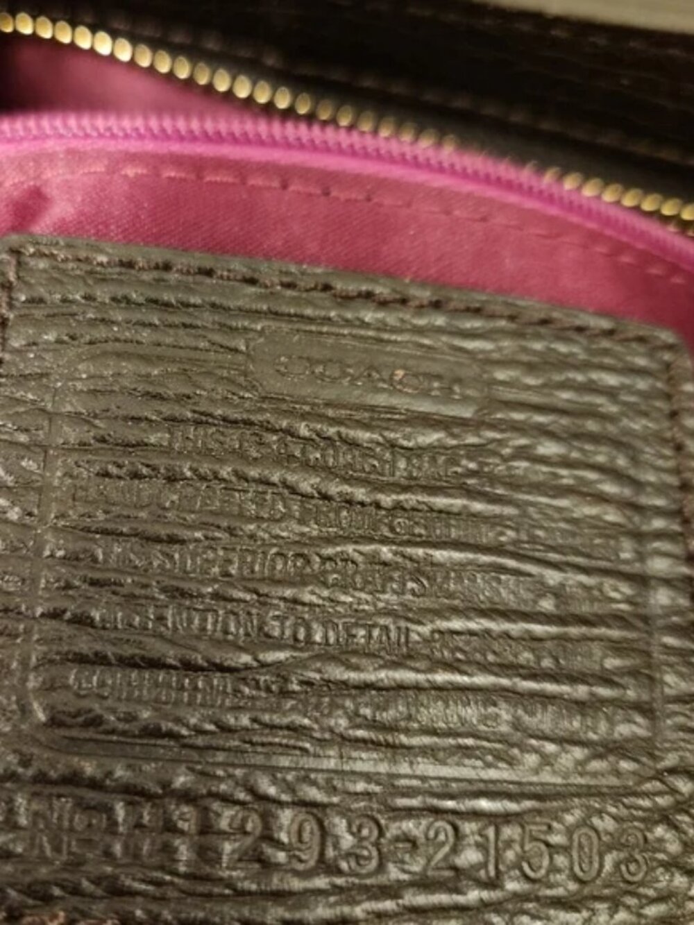 Coach Madison Pinnacle Carrie Satchel 21503 - Picture 8 of 8